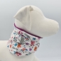Preview: Loop für Hunde weiß Beere Blumen